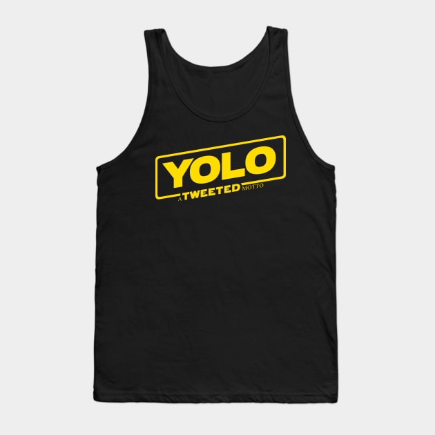 Funny Sci-fi Movie Inspired Motivational Acronym Tank Top by BoggsNicolas